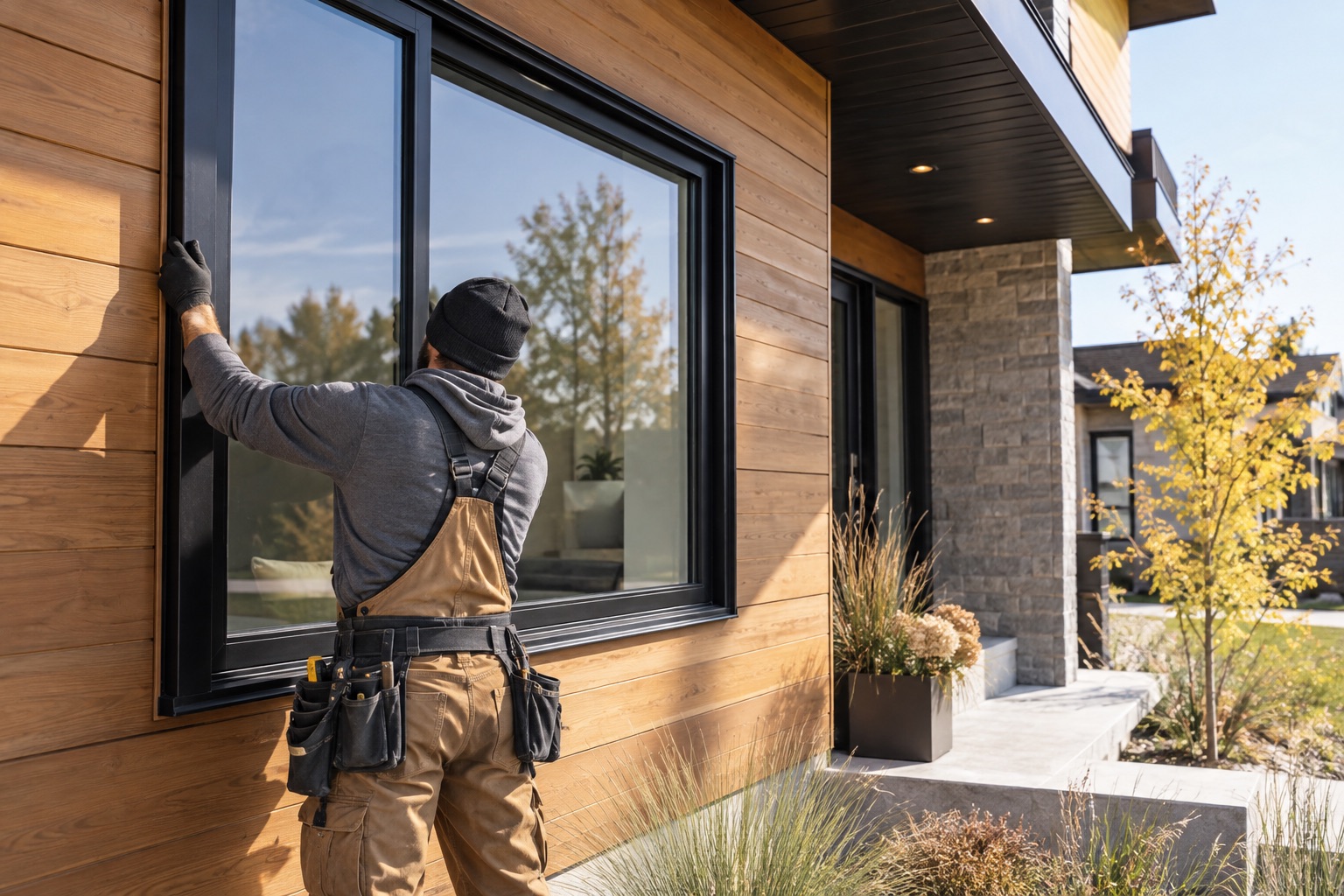 Fictional doors and windows project concept for Northline Door & Window